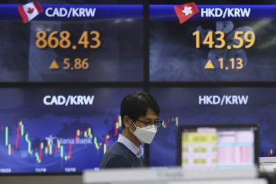 Asian shares drop after US stocks' worst day since October - clickorlando.com - China - South Korea - Japan - Usa - Hong Kong - Australia - city Tokyo - New Zealand - city Shanghai