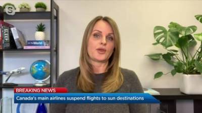 Claire Newell - Reaction from travel industry to Canada suspending flights to sun destinations - globalnews.ca - Canada