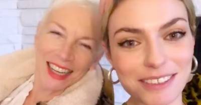 Annie Lennox - Annie Lennox apologises as she cosies up with daughter Lola after Covid vaccination - dailyrecord.co.uk