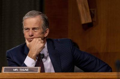 Joe Biden - John Thune - Trump loyalists in South Dakota turn on home state senator - clickorlando.com - Washington - state South Dakota