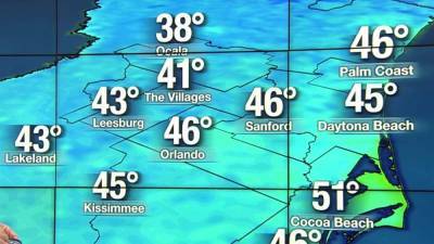 Cold front coming: Temperatures drop to the 40s in Central Florida - clickorlando.com - state Florida - city Orlando - county Marion