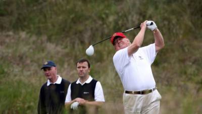 Donald Trump - Nicola Sturgeon - Scotland’s leader says Donald Trump can’t visit his golf course amid COVID-19 lockdown - fox29.com - Scotland