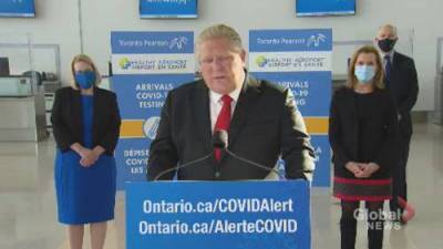 Doug Ford - Rod Phillips - Coronavirus: Ford says he was ‘very, very clear’ that ministers should not travel - globalnews.ca