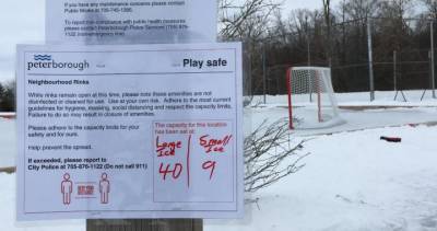 Peterborough Public Health - COVID-19: Capacity limits in place as neighbourhood rinks open at Peterborough parks - globalnews.ca