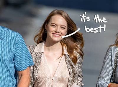 Emma Stone - Dave Maccary - Emma Stone Feels 'Very Lucky' & 'Excited' To Be Pregnant During The Pandemic! - perezhilton.com