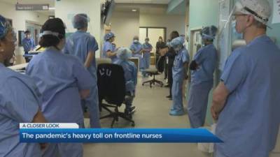 The COVID-19 pandemic’s heavy toll on frontline nurses - globalnews.ca