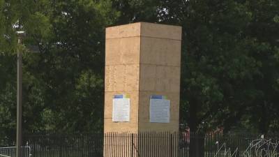 Christopher Columbus - Box around Christopher Columbus statue to stay after successful appeal by Mayor Kenney - fox29.com - city Columbus