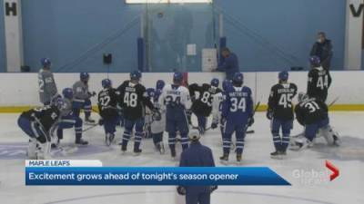 Full house at Scotiabank Arena for Leafs season opener - globalnews.ca