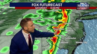 Weather Authority: Weekend rain to cool off unseasonably warm temperatures - fox29.com - state Delaware - city Doylestown