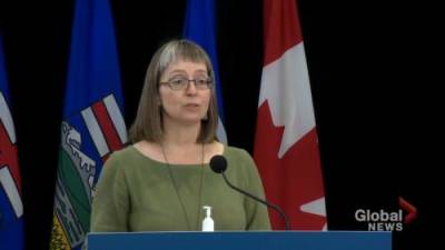 Deena Hinshaw - Alberta’s top doctor says pressure on health system ‘easing a little’ - globalnews.ca