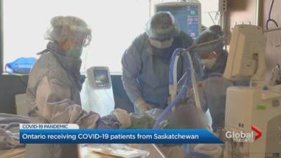 Ontario Health - Katherine Ward - Ontario in process of accepting at least 6 COVID-19 ICU patients from Saskatchewan - globalnews.ca - county Ontario