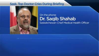 Saqib Shahab - Top Saskatchewan - Top Saskatchewan doctor breaks down while presenting modelling - globalnews.ca