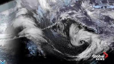Satellite imagery shows ‘powerful’ storm system impacting west coast - globalnews.ca