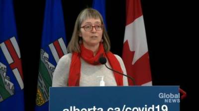 Deena Hinshaw - Number of active COVID-19 cases in Alberta continue to drop but 12 more deaths recorded - globalnews.ca