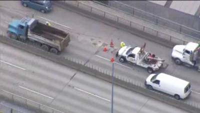 Pothole on Ironworkers Memorial Bridge snarls afternoon commute - globalnews.ca