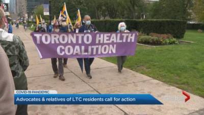 Protests across Ontario calling for improvements to long-term care - globalnews.ca