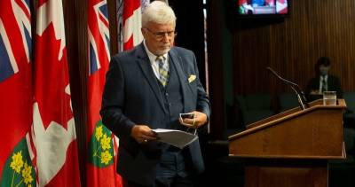 Doug Ford - Unvaccinated former Ontario PC MPP Rick Nicholls out as deputy speaker - globalnews.ca