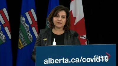 Adriana Lagrange - Alberta education minister announces phased approach to reintroduction of COVID-19 notification at schools - globalnews.ca