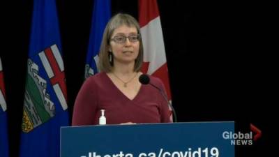 Deena Hinshaw - Delay in COVID-19 contact notification at Alberta schools due to staffing: Hinshaw - globalnews.ca