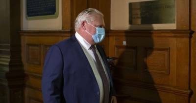 Doug Ford - Andrea Horwath - Doug Ford shuts down Opposition call to review PC caucus medical exemptions - globalnews.ca