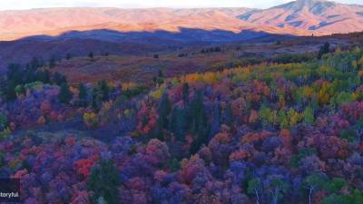 Drone photographer captures ‘Skittles rainbow of color’ in Utah - fox29.com - state Utah