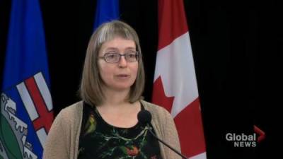 Deena Hinshaw - Alberta records 1,254 new COVID-19 cases, 13 deaths ahead of Thanksgiving long weekend - globalnews.ca