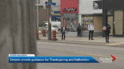 COVID-19: Ontario reveals Thanksgiving, Halloween guidelines - globalnews.ca