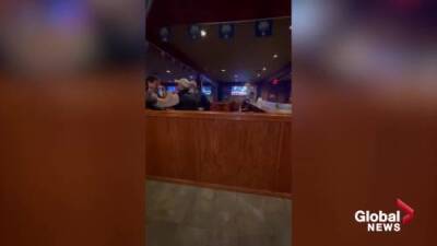 Video shows man with a service dog being removed from a Kitchener, Ont. restaurant - globalnews.ca