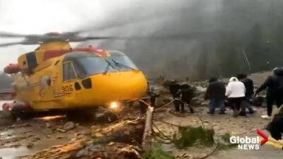 Hundreds trapped in B.C. after torrential rains bring landsides - globalnews.ca - Britain - Canada - city Columbia, Britain