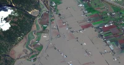 Fraser Valley - Henry Braun - New satellite images show extent of flooding in B.C.’s Sumas Prairie - globalnews.ca - state Washington