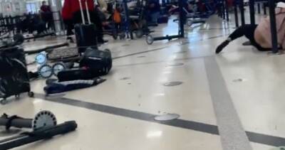Chaos at Atlanta airport: Felon accidentally fires gun at security check, flees - globalnews.ca - city Atlanta
