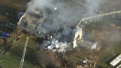 At least 1 hurt in Gloucester County house fire, officials say - fox29.com - county Monroe - county Gloucester