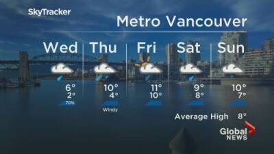 Kristi Gordon - B.C. evening weather forecast: Nov. 23 - globalnews.ca - Britain - city Columbia, Britain - city Vancouver