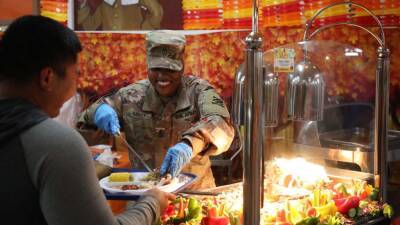 Joe Biden - Jill Biden - See the pictures: US troops far from home celebrate Thanksgiving across the world - fox29.com - Usa