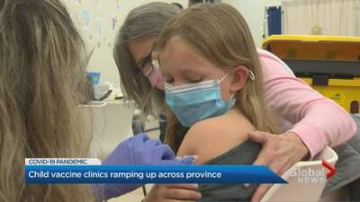 Ontario COVID vaccine clinics now offering Pfizer shots to children aged 5-11 - globalnews.ca