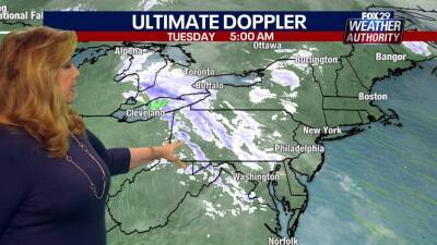 Sue Serio - Weather Authority: Parts of area could see some flakes Tuesday - fox29.com - Canada - state Delaware