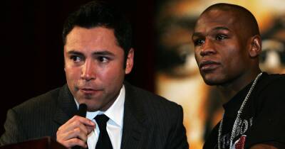 Floyd Mayweather - Manny Pacquiao - Oscar De-La-Hoya - Oscar De La Hoya calls out Floyd Mayweather for rematch after being hit with Covid - dailystar.co.uk - Brazil