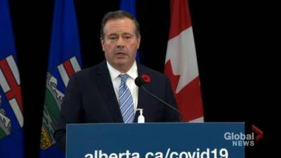 Jason Kenney - Deena Hinshaw - COVID-19: Kenney says he was ‘being transparent’ regarding comments about Hinshaw - globalnews.ca