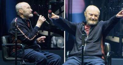 Louise Minchin - Phil Collins - Phil Collins, 70, continues to battle ill health during Genesis farewell tour - msn.com - Britain - city Columbus