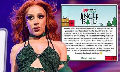 Doja Cat - Doja Cat says she's tested positive for COVID-19 and cancels her remainder of Jingle Ball outings - dailymail.co.uk