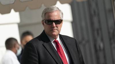 Donald Trump - Mark Meadows - Bennie Thompson - Marine I (I) - Trump aide Mark Meadows recommended for contempt charges by Jan. 6 panel - fox29.com - area District Of Columbia - state North Carolina - Washington, area District Of Columbia