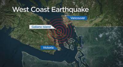 Kylie Stanton - 3.8 magnitude earthquake reported along B.C. coast - globalnews.ca - county Island - city Vancouver, county Island - county Stanton