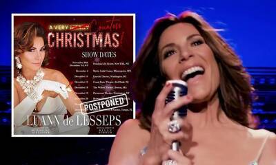 Luann De-Lesseps - Luann de Lesseps postpones A Very Countess Christmas tour after team member tests positive for COVID - dailymail.co.uk - New York - state Florida