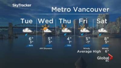 B.C. evening weather forecast: Dec. 6 - globalnews.ca - Britain - city Columbia, Britain - city Vancouver