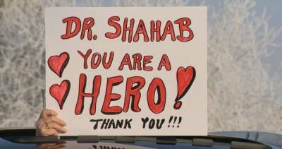 Saqib Shahab - Group parades in appreciation for Dr. Shahab through the Queen City - globalnews.ca - city Queen