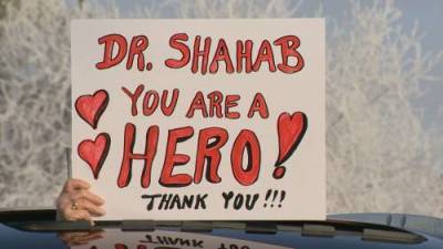 Group parades appreciation for Dr. Shahab through the Queen City - globalnews.ca - city Queen
