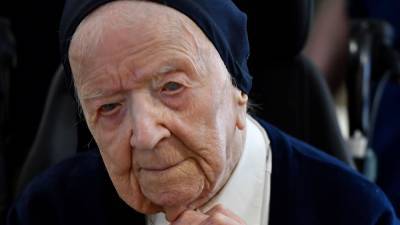 116-year-old French nun survives Covid-19 - rte.ie - France