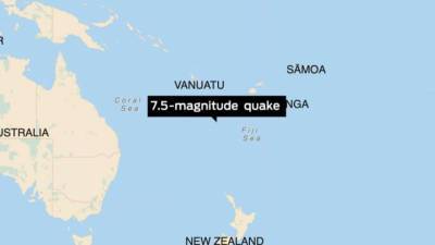 Powerful quake strikes New Zealand, prompting tsunami warnings - fox29.com - New Zealand - Fiji - city Wellington, New Zealand - Vanuatu