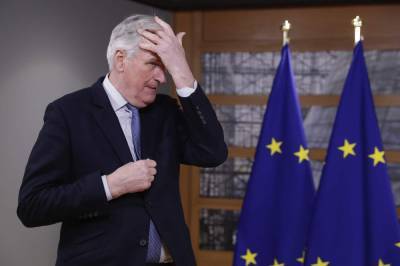 Michel Barnier - Maros Sefcovic - UK, EU meeting in bid to calm post-Brexit trade turbulence - clickorlando.com - Britain - Ireland - Eu - city London
