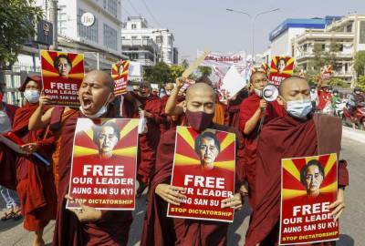 Myanmar draft cybersecurity law adds to protests over coup - clickorlando.com - city Bangkok - Burma